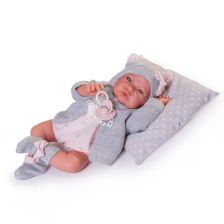 Кукла бебе Antonio Juan Lua, с комплект за новородено, 42см.