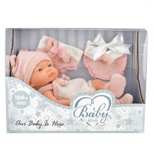 Кукла бебе Raya Toys Baby So Lovely Новородено с аксесоари 25 см
