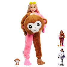 Кукла Mattel Barbie Cutie Reveal Jungle Series, с костюм на животинче и аксесоари