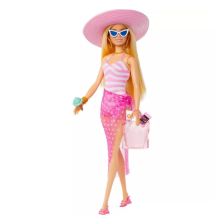 Кукла Mattel Barbie с бански и аксесоари за плаж