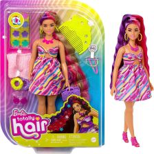 Кукла Mattel Barbie Totally Hair с променящ се цвят на косата и аксесоари, 29 см.