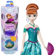 Кукла Mattel Disney Frozen Anna Spin & Reveal, с аксесоари