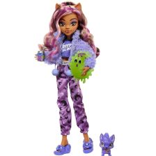 Кукла Mattel Monster High Clawdeen Wolf&Crescent с аксесоари и домашен любимец