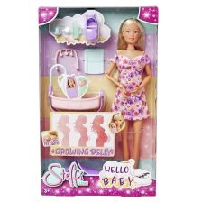 Кукла Simba Бременна Стефи с растящ корем и бебе