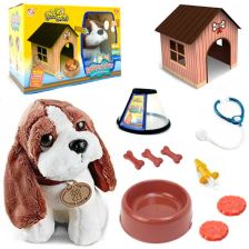 Плюшена играчка Raya Toys Kyченце с къщичка и аксесоари