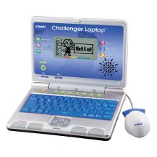Детски образователен лаптоп VTech Challenger с 40 функции, син