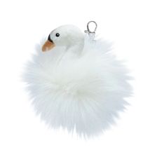 Плюшен лебед Aurora ключодържател
