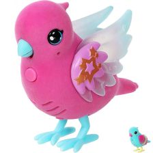Интерактивна играчка Moose Toys Little Live Pets Lil' Bird, със светещи крила и 20+ звука