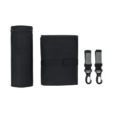 Комплект Lassig термочанта, повивалник и куки blue black LSIGA901