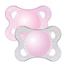 Залъгалка MAM Crystal Pink 0m+ 2 бр.