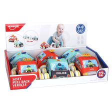 Мека бебешка полицейска кола Raya Toys, Асортимент