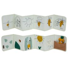 Мека двулицева книжка и обиколник 2в1 Tiny Love Garden of Adventures First Book