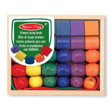 Комплект Дървени Мъниста Melissa and Doug за нанизване на шнур 10544