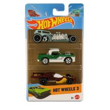Метална количка Mattel Hot Wheels 3 броя, асортимент