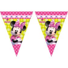Триъгълно флагче Procos Minnie Mouse 9бр