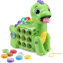 Бебешка музикална играчка за дърпане Vtech Chomp Along Динозавър