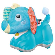 Музикална бебешка играчка Raya Toys Слонче със светлини