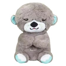 Музикална бебешка играчка Raya Toys Дишаща видра със светлина