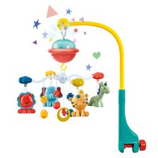 Музикална въртележка за кошара и легло Raya Toys С дистанционно, музика и светлини