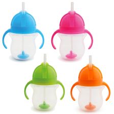 Неразливаща чаша с дръжки и сламка с тежест Munchkin Click Lock 207 мл