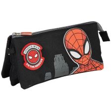 Несесер за училище троен Cerda Spider-man празен