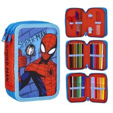 Несесер за училище Cerda SPIDERMAN, 3 отделения, пълен 2700000575