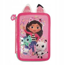 Несесер за училище Kids Licensing Gabby's Dollhouse 2 отделения, пълен