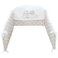 Обиколник за бебешко легло Italbaby SOGNI DORO 185 x 40 см., Dove Grey