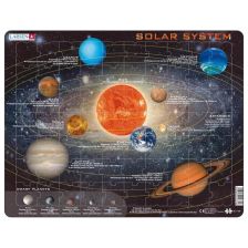 Образователен пъзел Larsen Слънчевата система 70 ч.