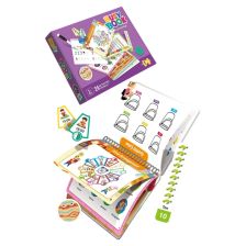 Образователна книжка с активности Raya Toys Busy Book Daily Knowledge, с 8 маркера