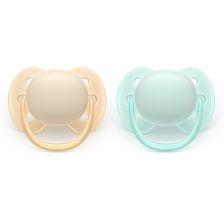 Ортодонтични залъгалки Philips Avent Ultra Soft, 0-6 м., 2 бр.