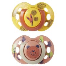 Ортодонтични залъгалки Tommee Tippee Fun Friends, 6-36 м, 2 бр.