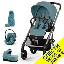 Бебешка количка 3 в 1 Cybex Balios S Lux с чувалче Snogga Mini Eco, Пакет с отстъпка №119