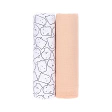 Памучни пелени Lassig Spookies Peach 1312006824