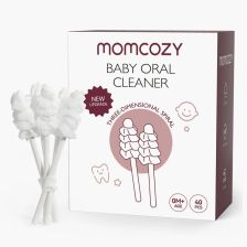 Памучни тампони за еднократна употреба Momcozy, за орална хигиена, 40бр., CW001