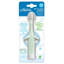 Първа четка за зъби Dr. Brown’s Infant-to-Toddler, Mint
