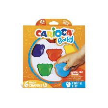 Пастели мечета CARIOCA Baby Teddy, 6 цвята