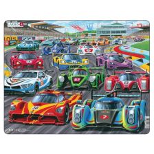 Пъзел Larsen Състезателни коли 38 ч.