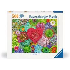Пъзел Ravensburger Succulent Love, 500 ч.