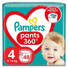 Пелени-гащички Pampers 4-Maxi, 9-15 кг. 48 бр.