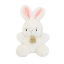Плюшенa играчка Doudou бебе заек бял 15 см, HO3270