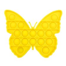 Анти-стрес игра Pop It Fidget Пеперуда, Жълт