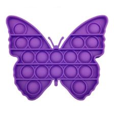 Анти-стрес игра Pop It Fidget Пеперуда, Лилав