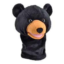 Петрушка за куклен театър Wild Republic Мечка Black Bear  с звук 25687