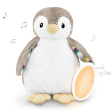Бебешка музикална играчка ZAZU Phoebe Светеща, със звук на сърцебиене и бял шум, с функция запис, със сензор за плач