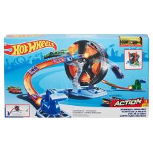 Писта Mattel Hot Wheels Spinwheel Challenge, с 1 кола