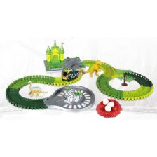 Писта Raya Toys Track The Game трансформираща, с електронен автобус