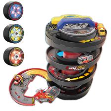 Писта Raya Toys City Action Автомобилна гума, със светлини и звуци