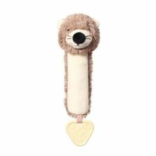 Плюшена играчка Babyono Писукаща с гризалка Маги 738
