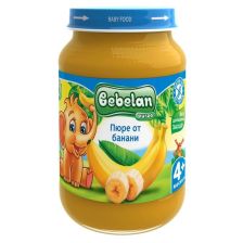 Плодово пюре Bebelan Puree Банани 4+м 190гр.